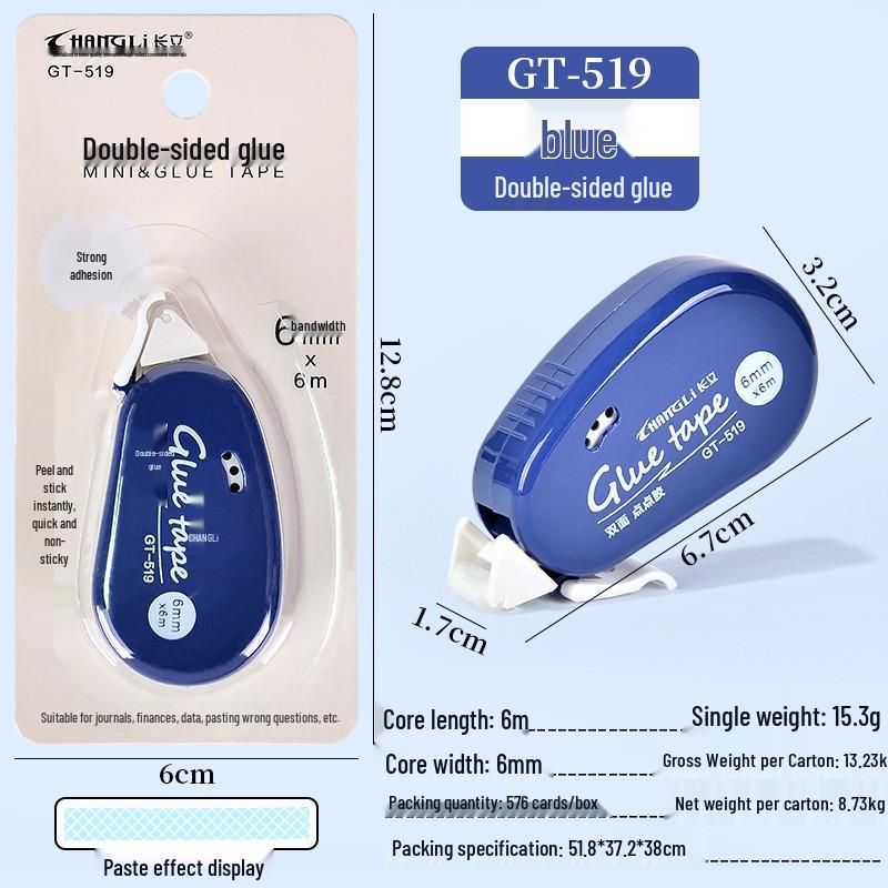 Longli Strong Dot Adhesive Removable Double-Sided Transparent Grid Tape for Scrapbooks