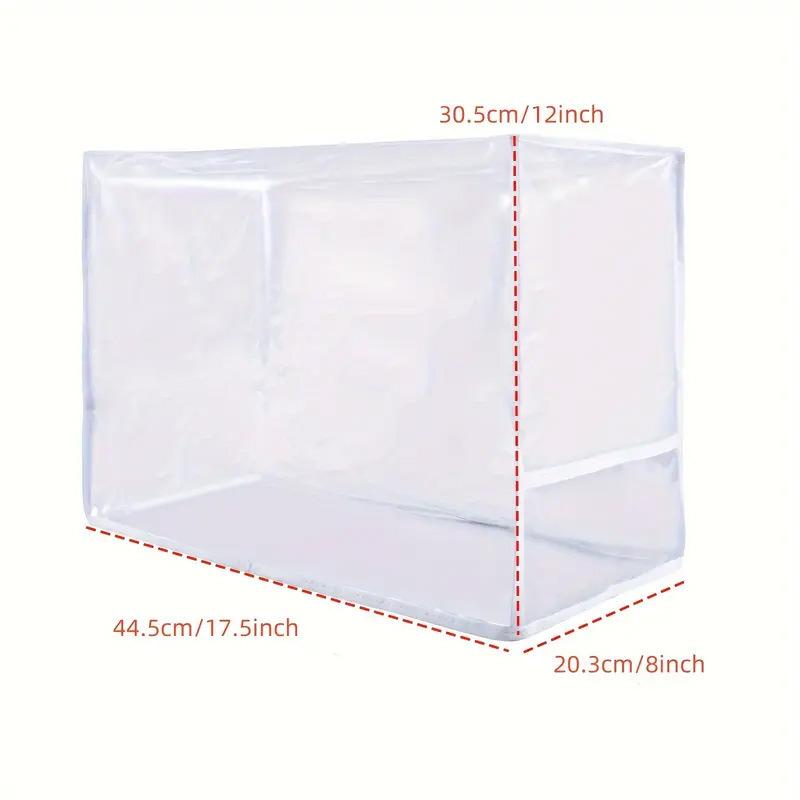 Sewing Machine Cover with Storage Pockets Dust Cover for Sewing Machine Sewing Machine Dust Cover Sewing Machine Cover (clear)