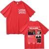 Rapper NATOS WAOR Tour 2025 Grafik T-Shirts Herren Damen Hip Hop Vintage Oversized T-Shirt Lässige Mode Kurzarm T-Shirts