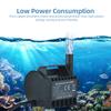 Submersible Water Pump Electric 500L/H Small Fountain Pump with Max 4.9ft Lift, 6.5ft USB Cable and Suction Cup Base Portable