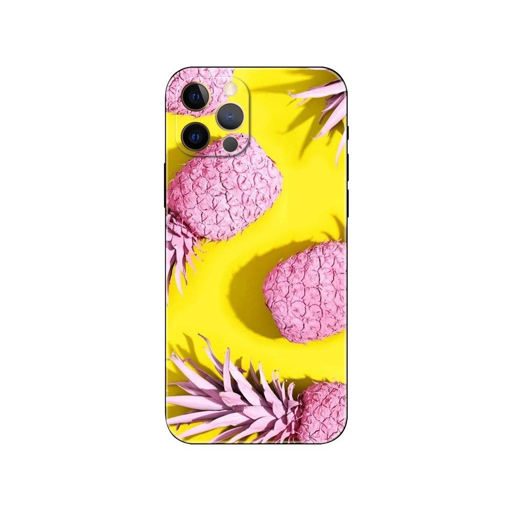 Capa de telefone de abacaxi para iPhone Samsung Galaxy Redmi Xiaomi Oppo OnePlus Note SA 7 8 9 10 11 12 13 14 20 21 22 23 53 54 Pro Max Plus Ultra TPU macio