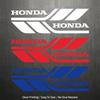 Honda Stickers Motorcycle Tank Logo and Helmet Bike Decal Letter