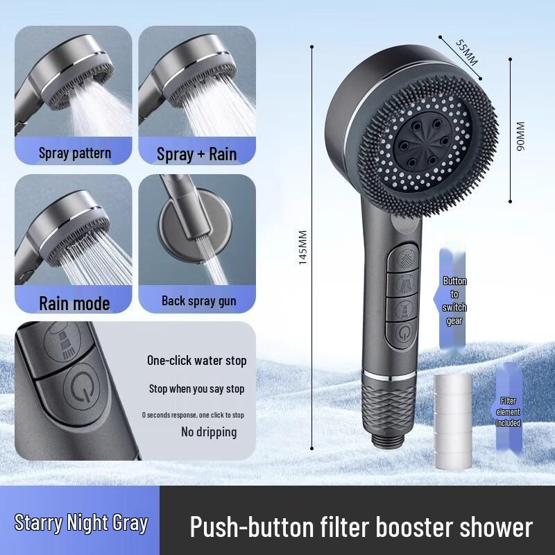TLXT Turbocharged Filter Shower Head
