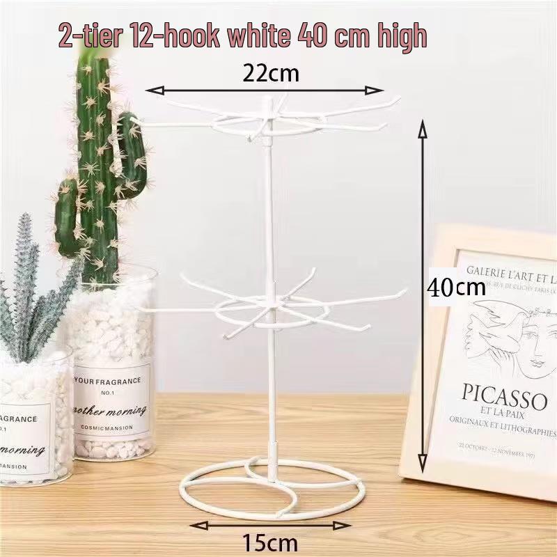 Вращающийся стеллаж-органайзер для украшений GOWKE