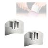 Portable Steel Finger Guard Kitchen Tool For Safe Cutting Comfortable Design Suitable Beginners Professional Use