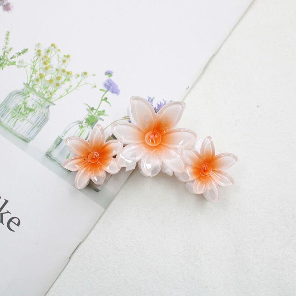 

Bauhinia Flower Hair Claw Clip Acrylic Hair Clip 2024 Headwear Hawaiian Hair Accessory