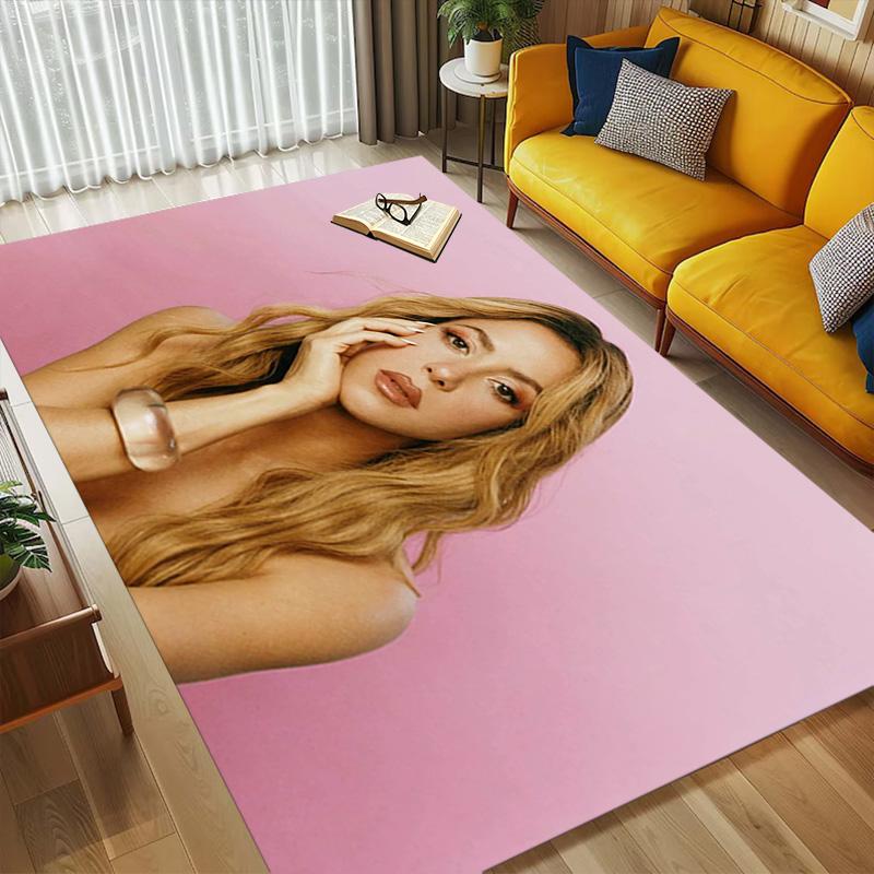 Pink Background Living Room Nonslip Area Rug Soft Carpet For Bedroom Game Playroom Sofa Office Home Decor Doormat Christmas Gift C9302800