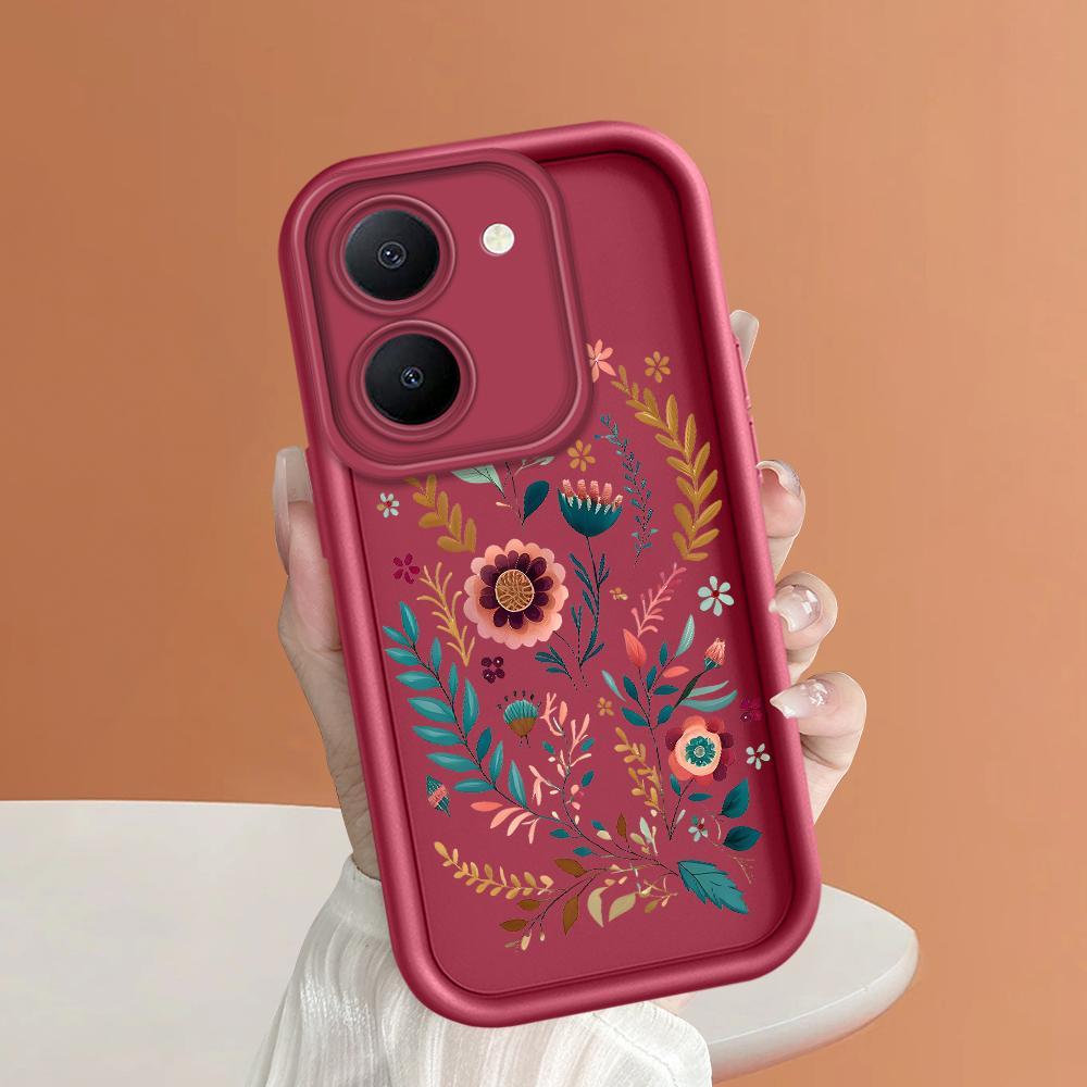 Coque de protection antichoc en silicone souple avec motif de dessin animé pour iPhone Infinix Tecno Vivo