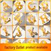 Gold LED Luminous Sign: Proposal & Confession Letter Lights, Happy Birthday Mirror Numbers (0-9) Love Décor