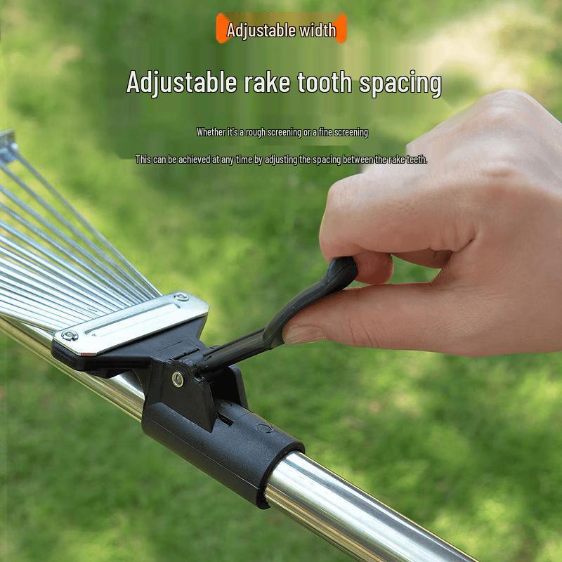 Telescopic Leaf & Grass Rake