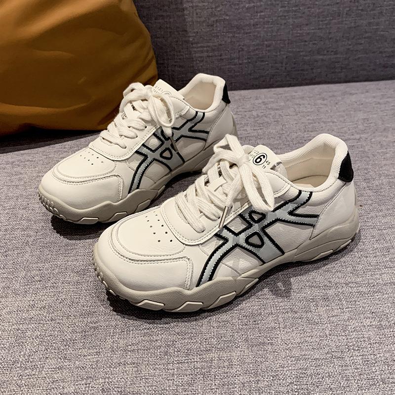 Platform dad shoes women's autumn 2025 new height-increasing casual single shoes Forrest Gump shoes soft-soled sports shoes running shoes