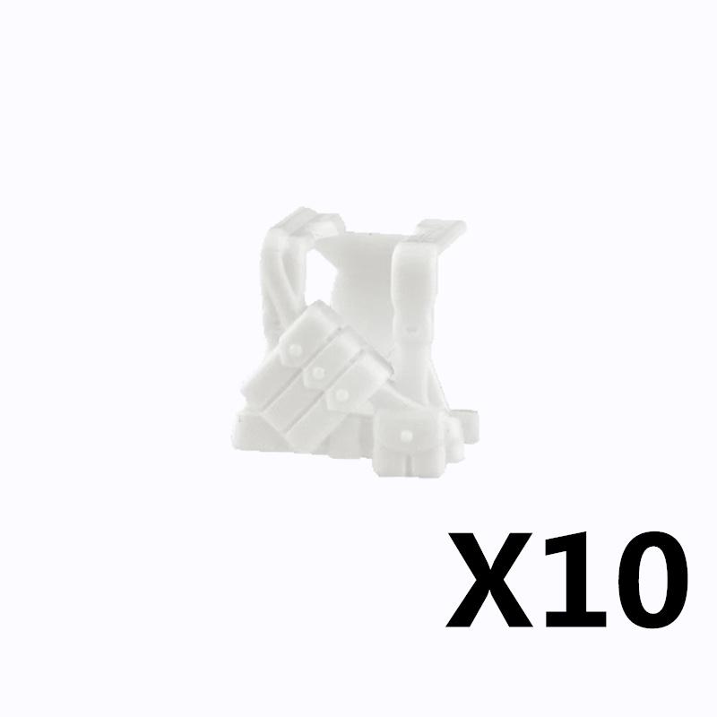 MOC Militärfigur Zubehör Bausteine Alpha SWAT Helm Weste Rucksack Knieschoner Nachtsichtgeräte Steine Spielzeug K017