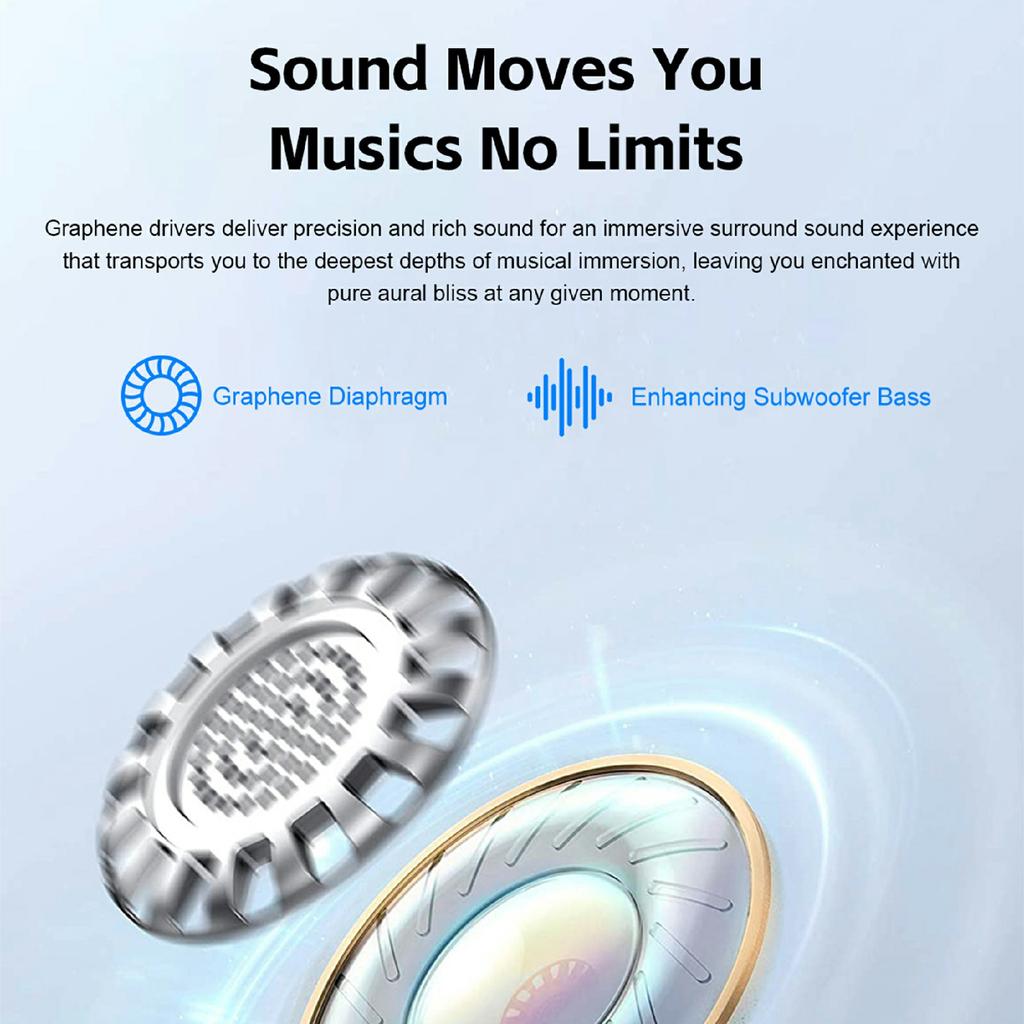 GT95 Smart Watch Earphone Bluetooth-compatible Call 1.53 inch Screen Fitness Tracker Heart Rate Monitor