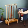 Natural Bamboo Chinese Brush Pen Holder Calligraphy Rest Ink Hanger 8/10 Needles Writing Brush Holder