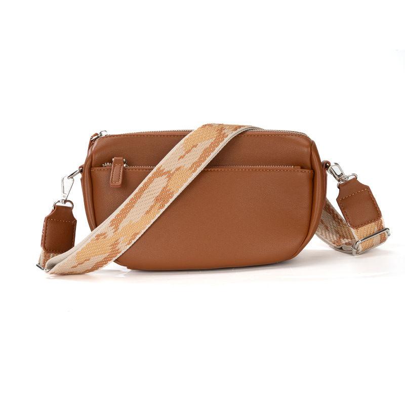 Women Fashion Shoulder Bags Artificial Leather Phone Bag Classic Design Crossbody Messenger Bag Zipper Purse