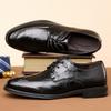 Men Leather Shoes Business Formal Cowhide Commuting Work Shoes Men British Suit Groom Wedding Men Shoes