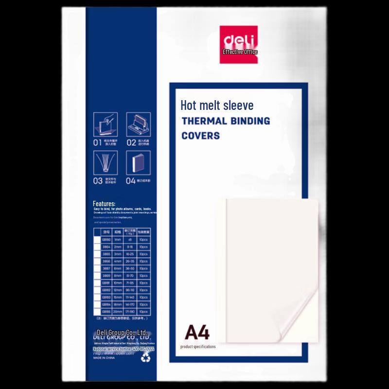 Deli GB182 Thermal Binding Covers