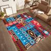 Colorful Kokopelli Dance Floor Mats for Living Room, Bedroom and Room Decoration Are Suitable for Gifts.