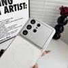 Luxury Soft TPU Frame Artificial Leather Phone Case For Samsung S26 Ultra S24 S25 Ultra Plus FE For MagSafe Magnetic Back Cover
