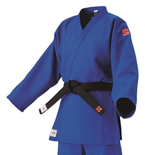 

Кисакура Форма для дзюдо для Международного Нового Стандарта IJF Сертифицированный Топ для дзюдо Обычного размера JNFC3 Спортсмены, Форма, Только, Синий, 3,