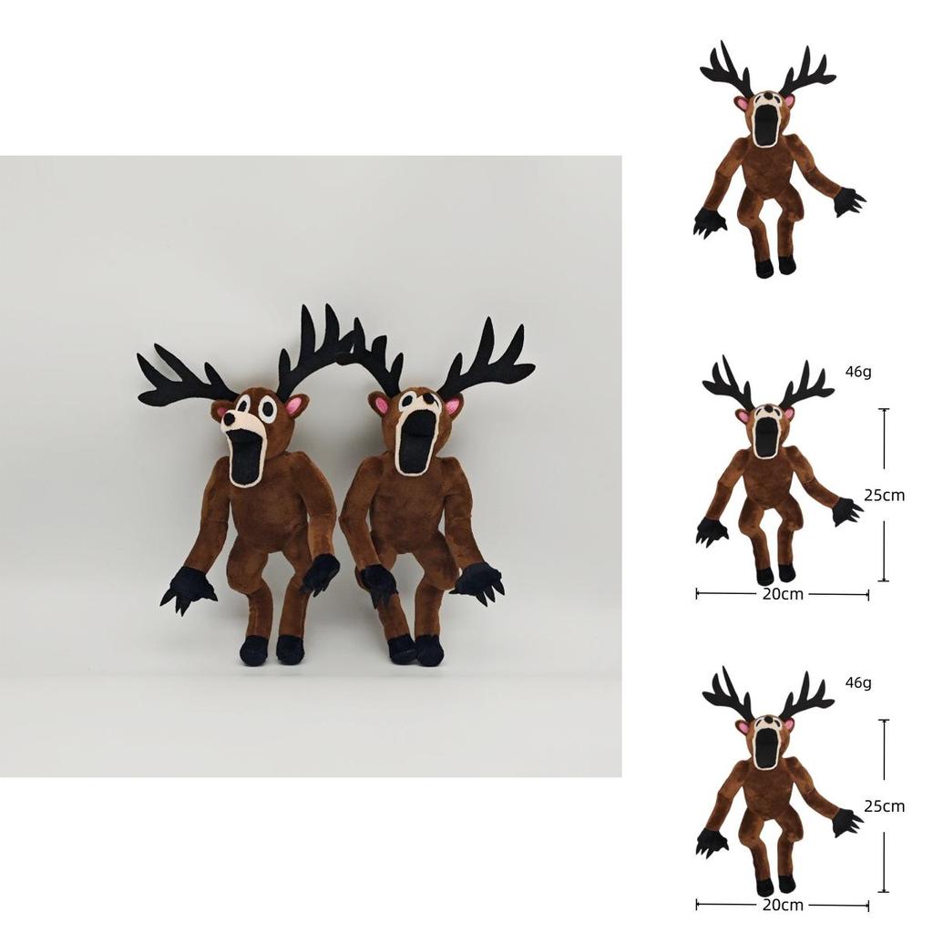 99 Nights In The Forest Deer Plush Toy 25cm With Pp Cotton Filling For Kids Gift And Collectible