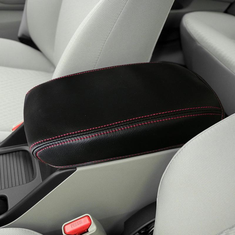 Honda Civic 12-15 Armrest Box Cover - 9th Gen Leather Center Console Cover