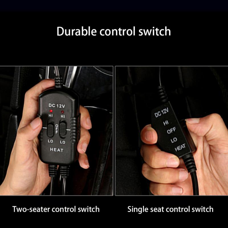 12V Universal Auto Heizung Sitzkissen Elektrische Schnelle Heizung Atmungsaktive Stoff Sitz Schutz Beheizte Pad Abdeckung Decke