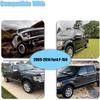 AUCERAMIC Chrome Plated Mirror Covers Caps Compatible With 2009-2014 Ford F150 2 Door 4 Door Side View Mirror Back Cover Cap Overlay