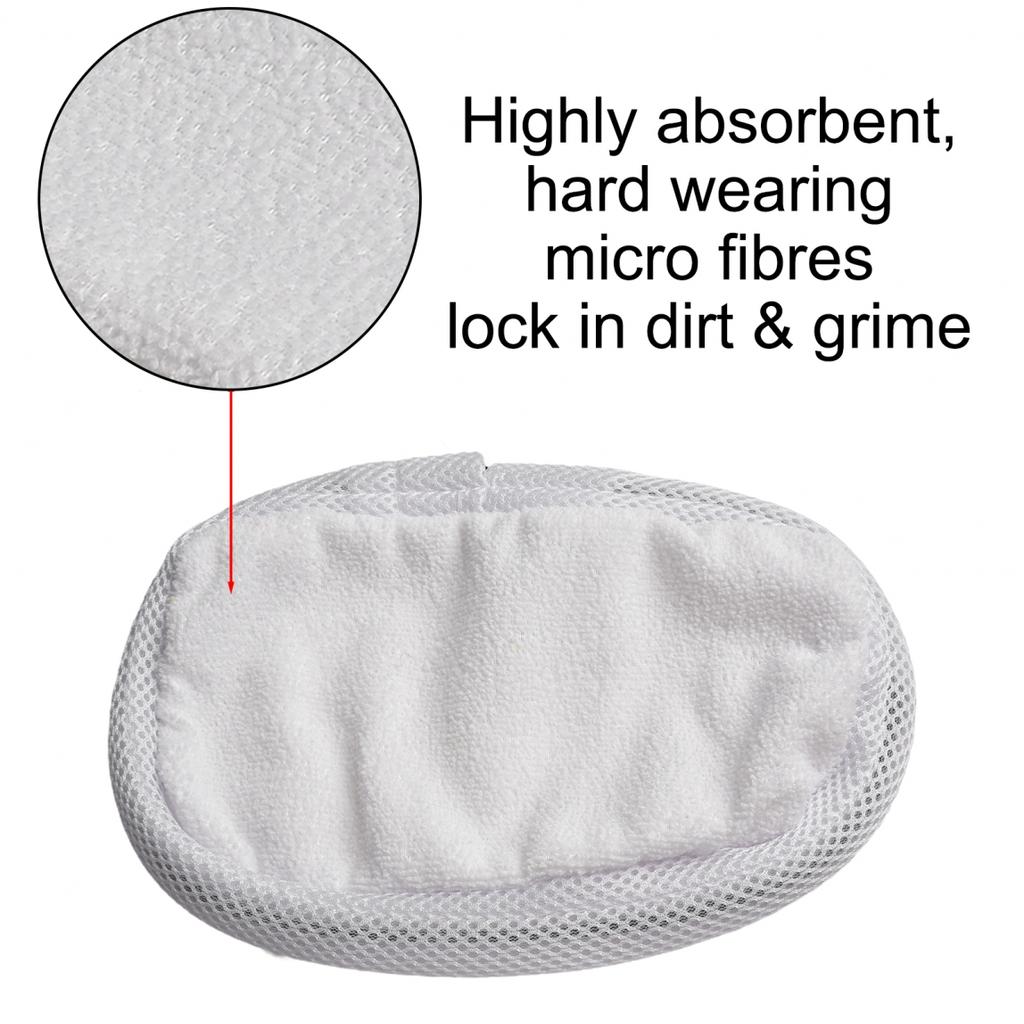 Mop Cloths Pads Household Cleaning Tool Microfiber Reusable