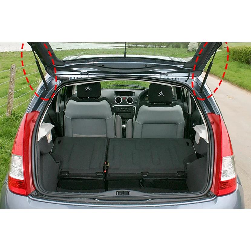 2x Rear Tailgate Boot Trunk Gas Struts Spring For Citroen C3 I FC FN MK1 02-09 Support Lifter 8731K9 9639853880 8731G3