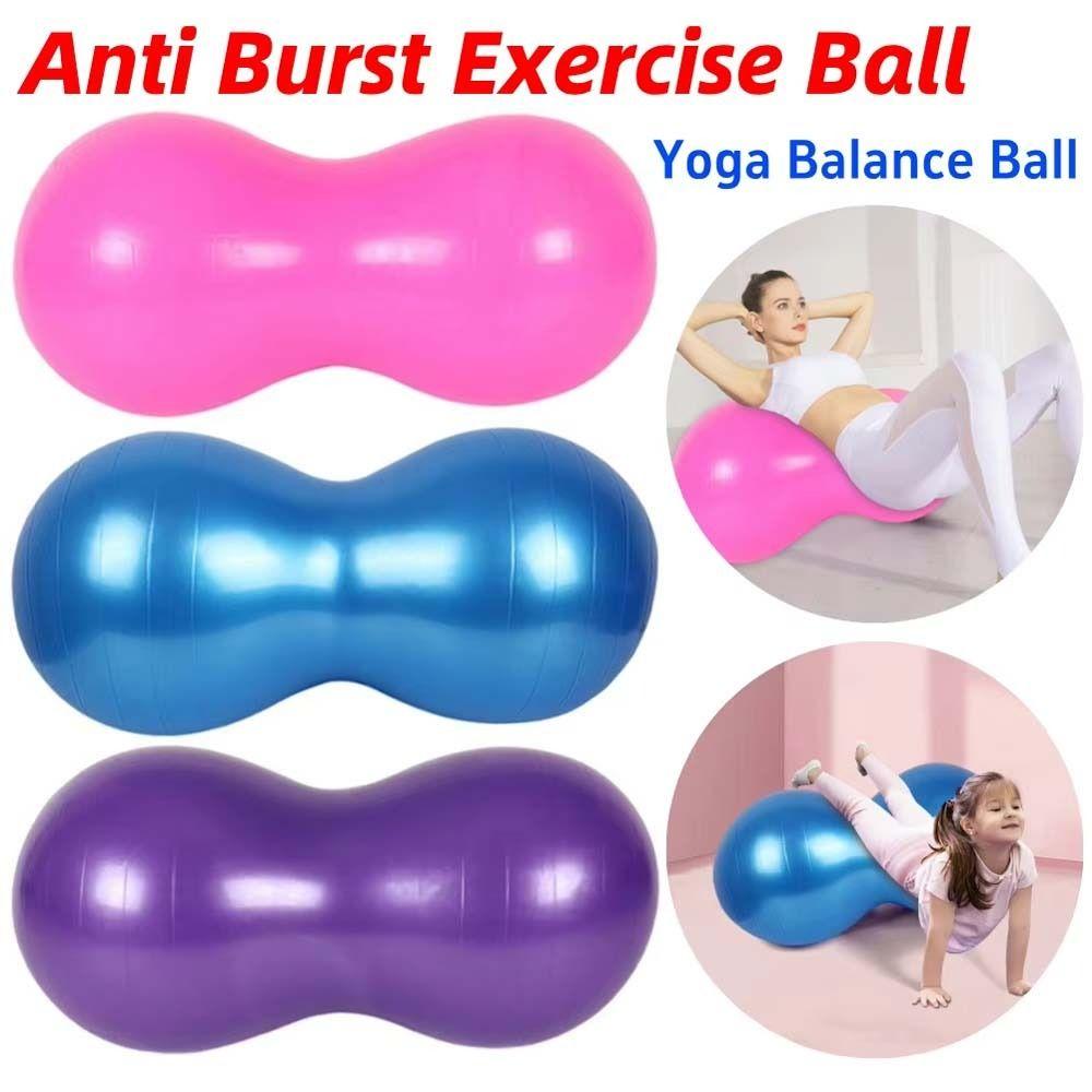 Thickened Peanut Ball Anti-Burst Yoga Fitness Ball Balance Sports Pilates Yoga Ball  Adult Fitness