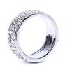 Damen Herren Mode Luxus Zirkon Diamant Ring Zierlich Paar Eheringe Elegantes Schmuckstück Geschenk