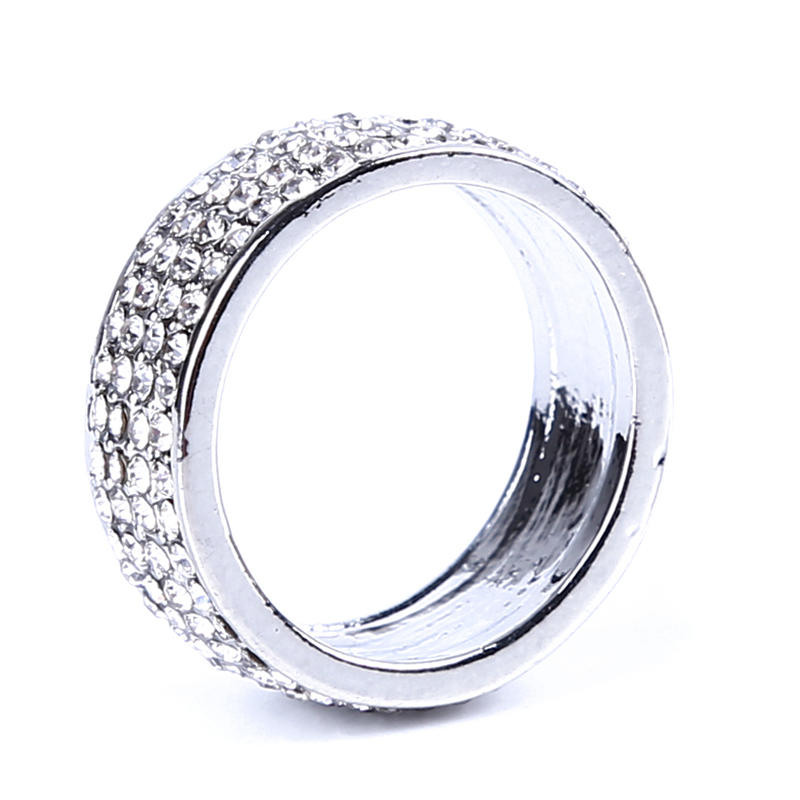 Damen Herren Mode Luxus Zirkon Diamant Ring Zierlich Paar Eheringe Elegantes Schmuckstück Geschenk