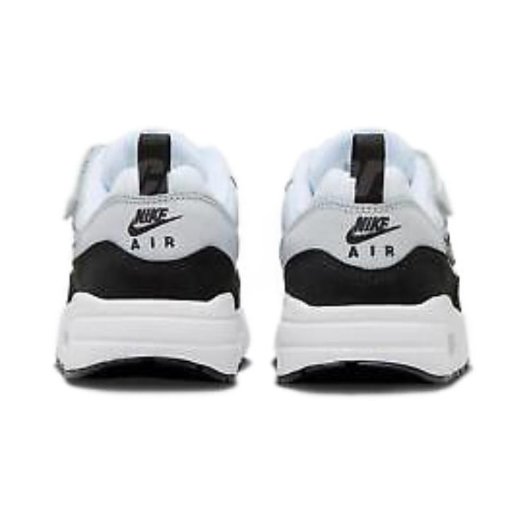 Nike Air Max 1 EasyOn PS Pure Platinum Schwarz Kinder Sneaker Weiß DZ3308-106