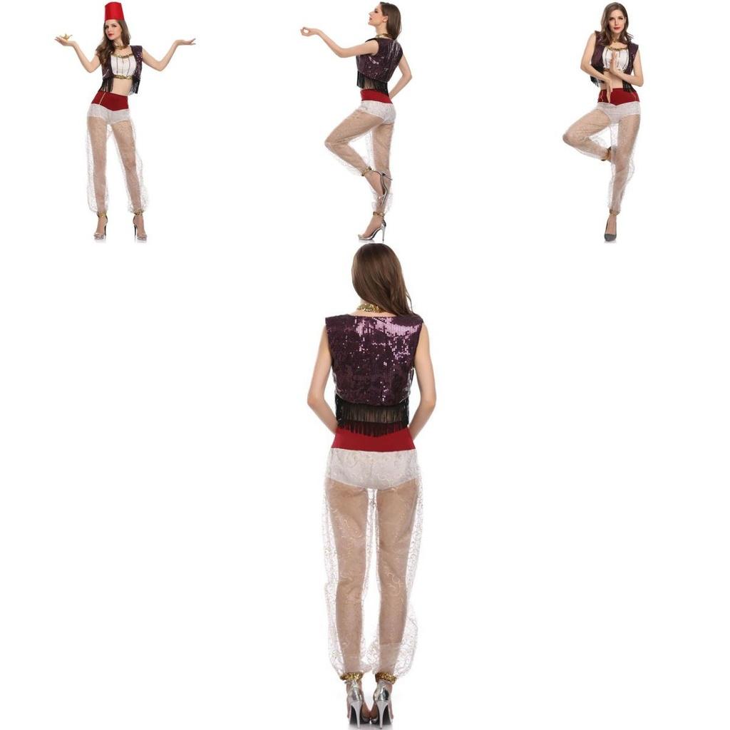 Enchanting Aladdin Lamp Costume For Women Perfect For Anime Cosplay And Halloween Fun