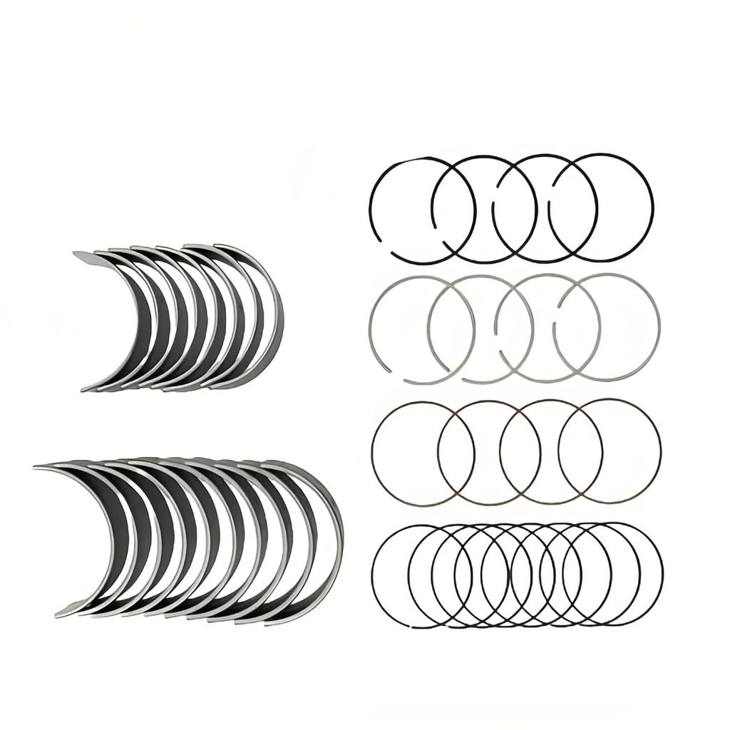 STD Main Rod Bearing Set & Piston Rings Fits for Toyota Camry Matrix Corolla RAV4 Scion TC XB 2.4 L 2007-2010, Crankshaft Main & Connecting Rod