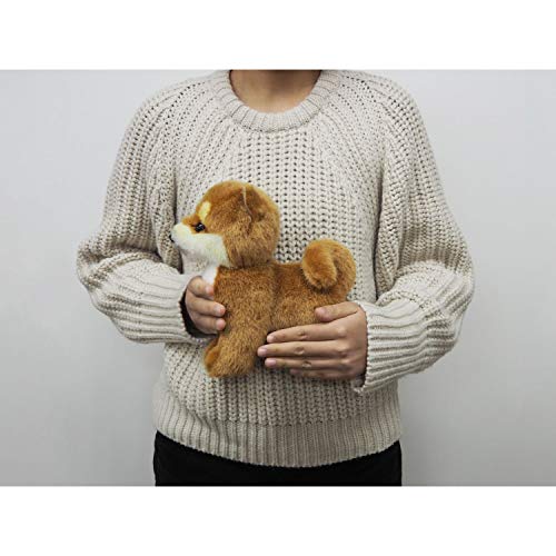 Sanei Boeki Original Plush Toy, Graceful (Made in Japan), Shiba Inu (S), Standing, Brown, W12.5 x D24 x H21.5cm, Dog, I-6857