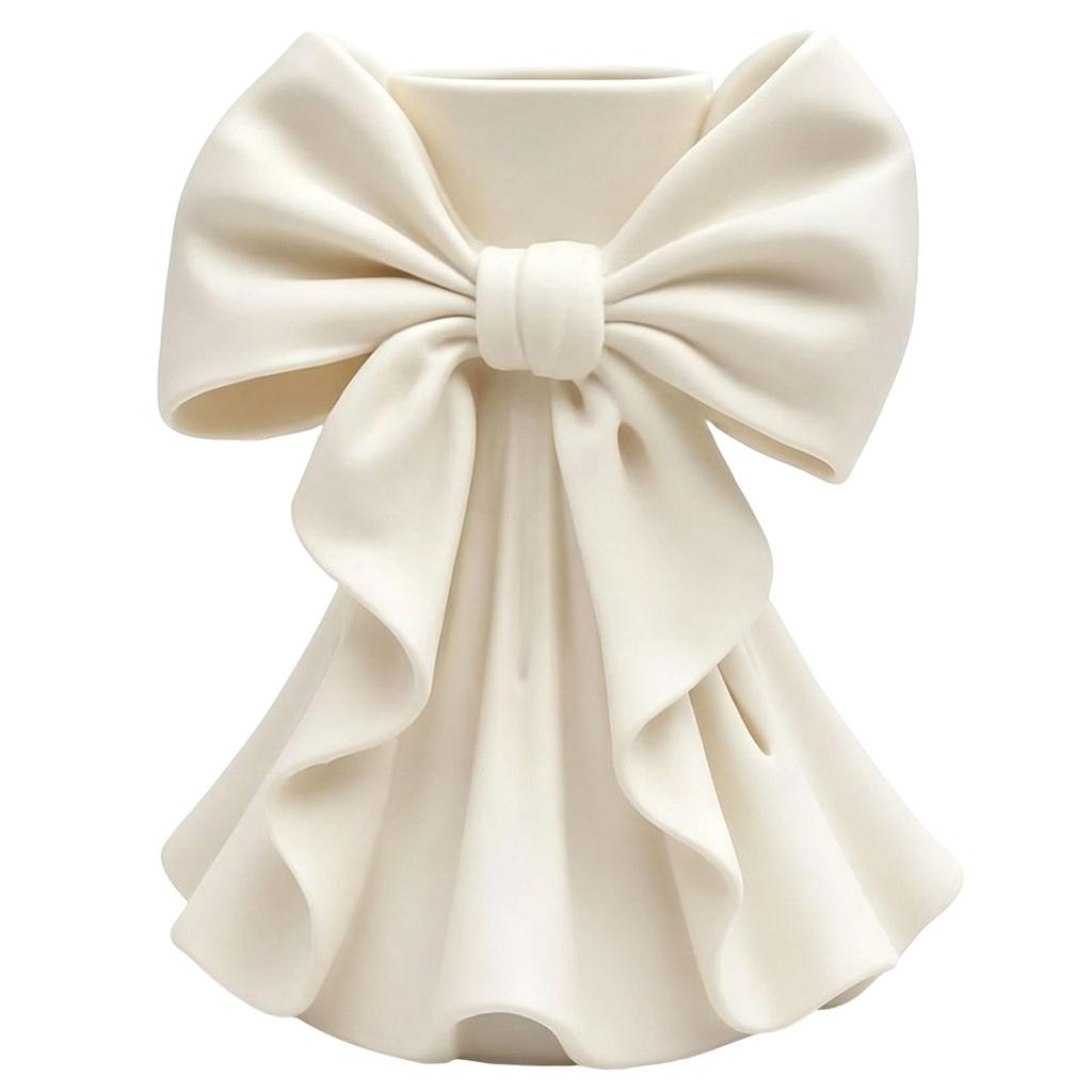 Belted vase, vase decoration, elegant bow tie