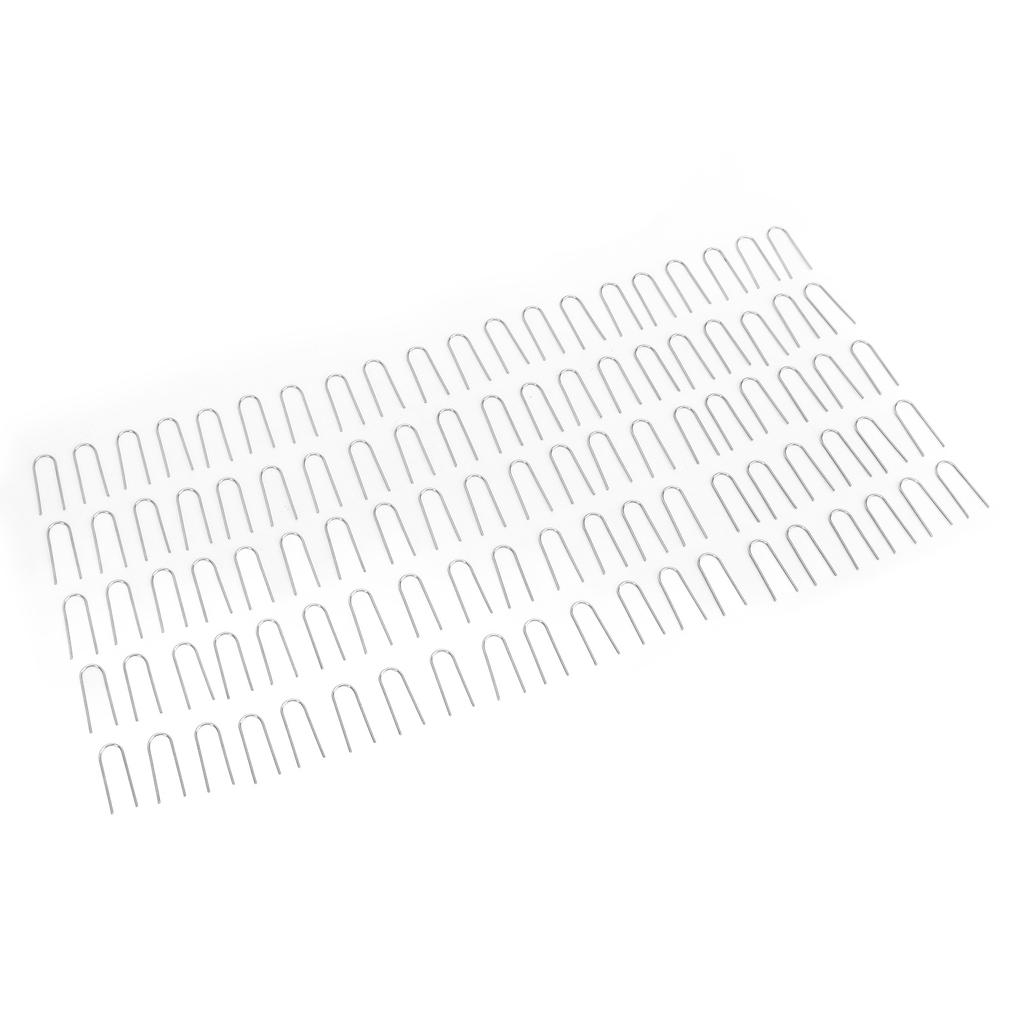 100PCS High Temperature Nichrome Jump Ring Mini U Hanger Hooks for Ceramic Ornament Jewelry