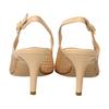 Fabio Rusconi Damen Beige Tüll Netz Überlappende Riemchen Pumps, Größe 23.5cm