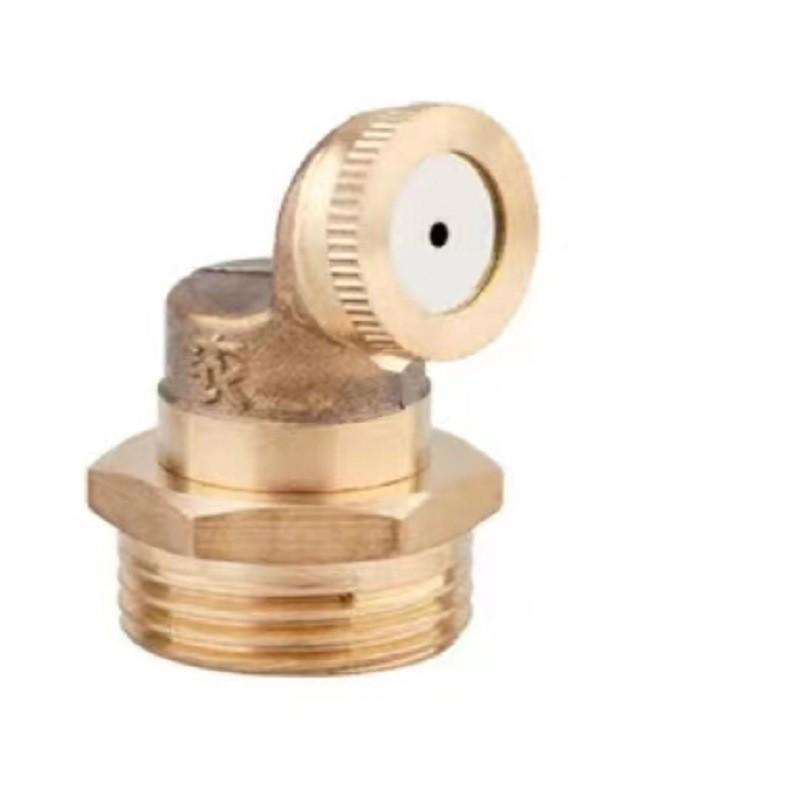 Copper Agricultural Sprayer Nozzle for Garden Seedling, Dust Removal, Cooling, and Pesticide Application with Single/Double Spray Option
