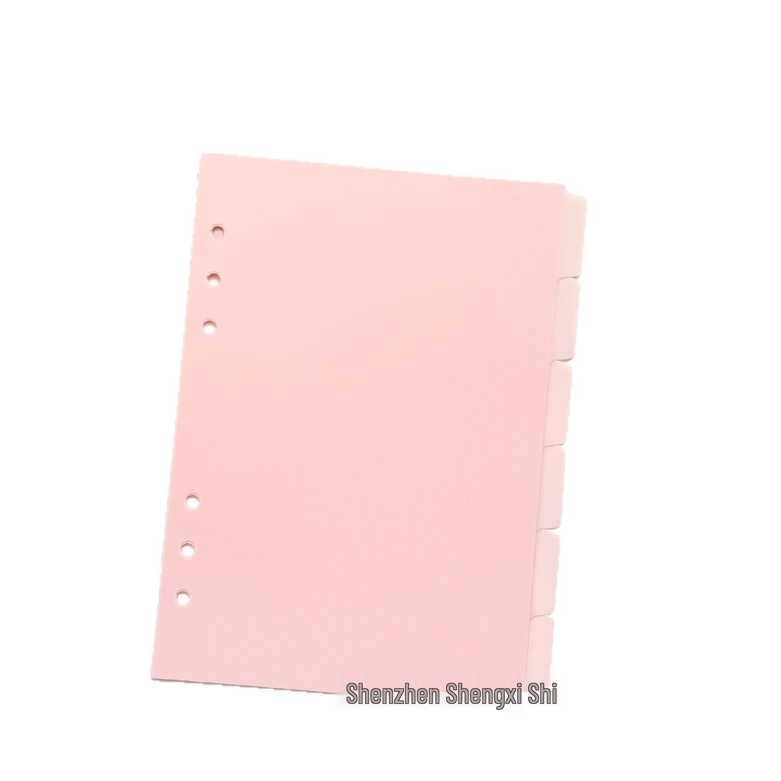 A5 Loose-Leaf Color-Coded Index Refill Pages for 6-Hole Planner Violet