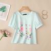 ZANZEA Women Casual Round Neck Short Sleeve Floral Print Blouse