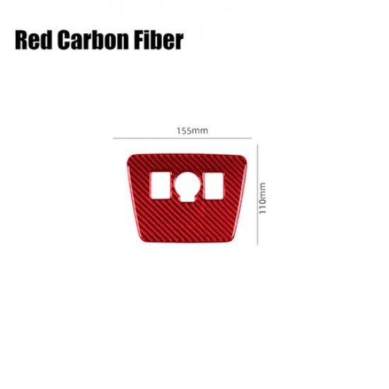 Red Carbon Car Power Output Button Panel Trim Sticker For Toyota Prius 2012-2015