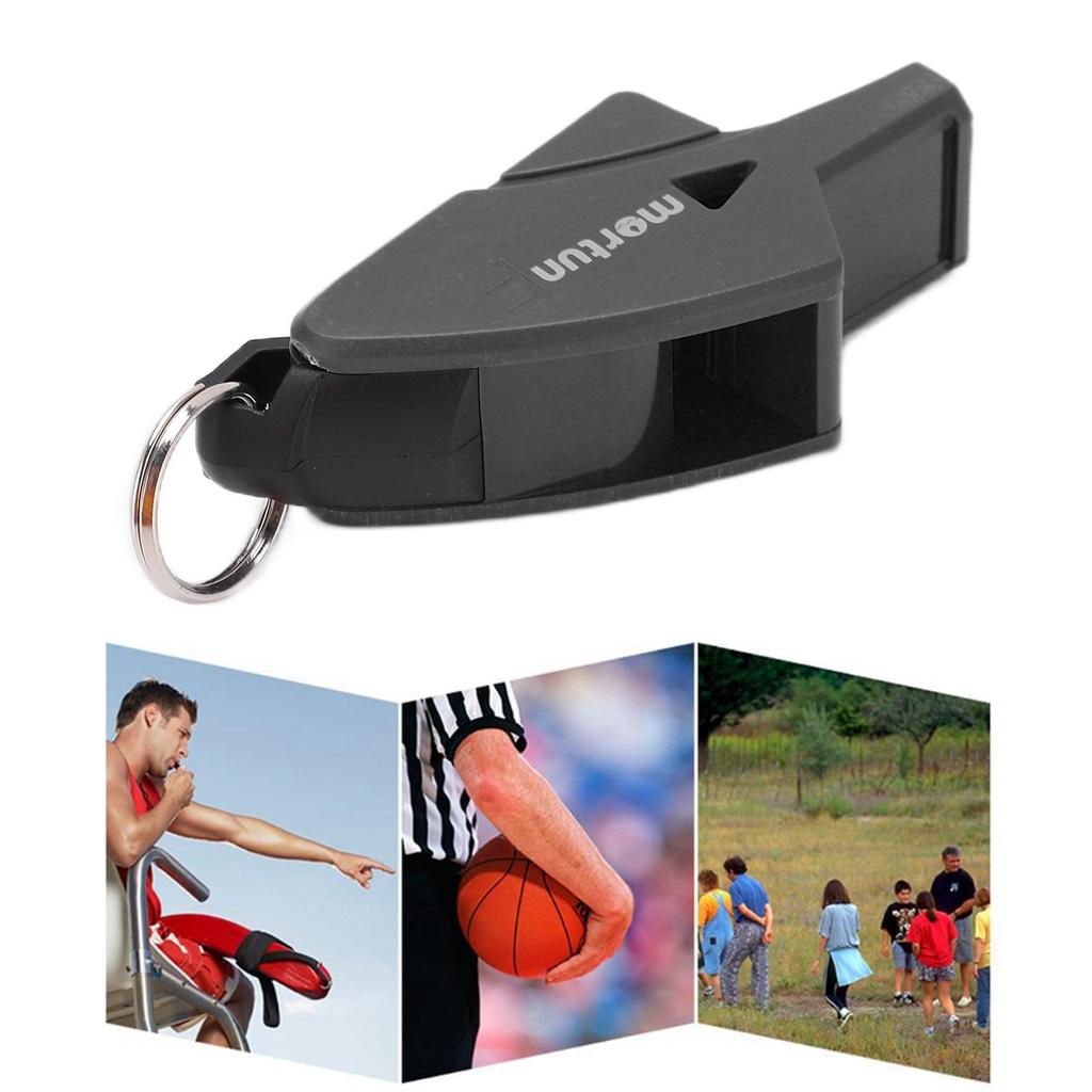 Sports Whistle Portable and Pratical Outdoor Whistle with 2 Finger Clips for Outdoors Sports
