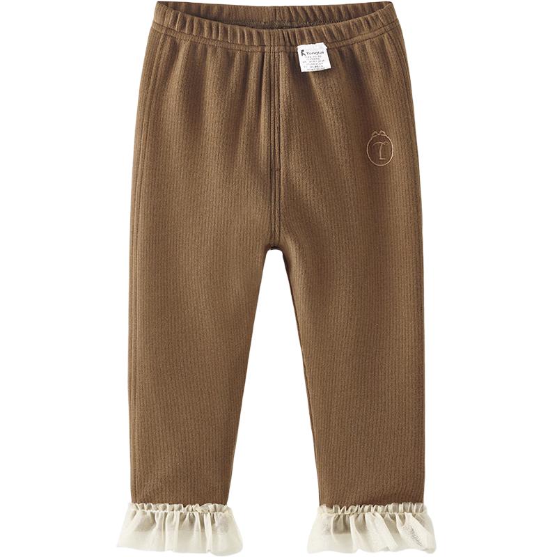 TONGTAI Girls  Thickened Warm Leggings 90