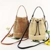 3Pcs DIY crochet dumpling bag accessory set - adjustable shoulder strap, zipper, and durable faux leather base