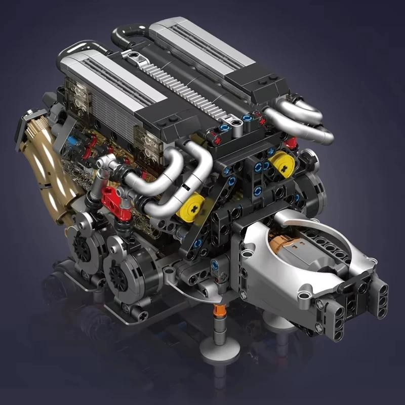 High-Quality Mould High-Quality King Self-assembly High-Quality 10131 High-Quality W16 High-Quality Engine High-Quality Ford High-Quality Gt No original box