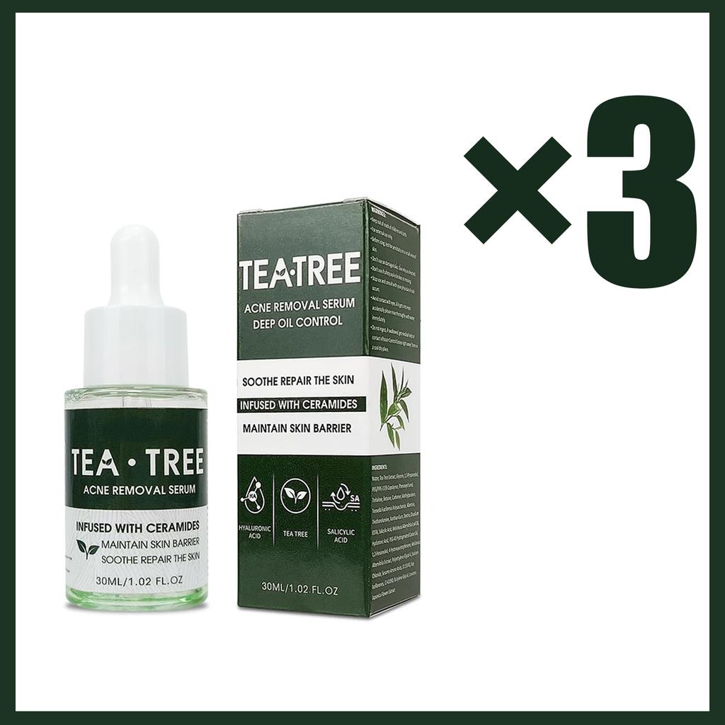 Tea Tree Centella Asiatica Relief Serum Lightweight Vegan Ampoule for Acne-Prone Skin Soothing Calming Oil Balance