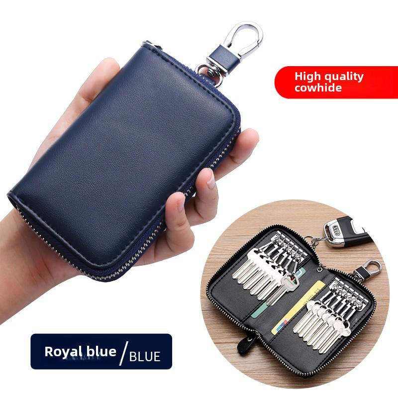 

«Мужская многофункциональная сумка для ключей из натуральной кожи большой вместимости 2023 года»